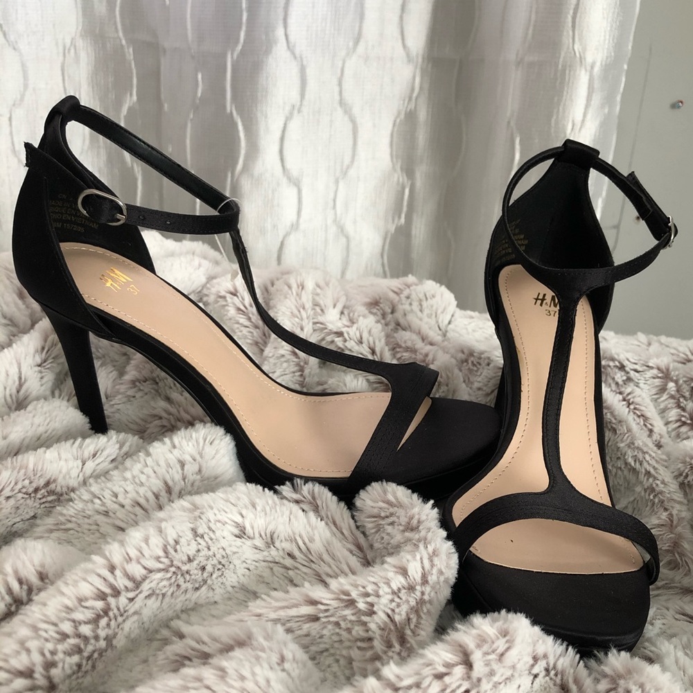 Black high heels